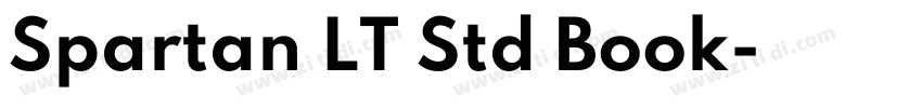 Spartan LT Std Book字体转换
